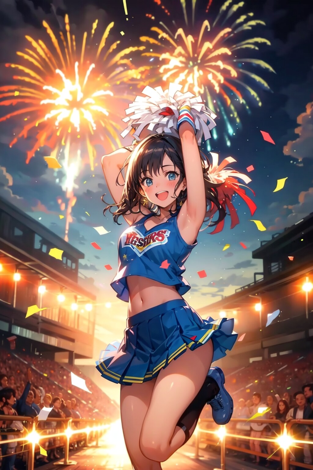 美少女チアガール | の人気AIイラスト・グラビア