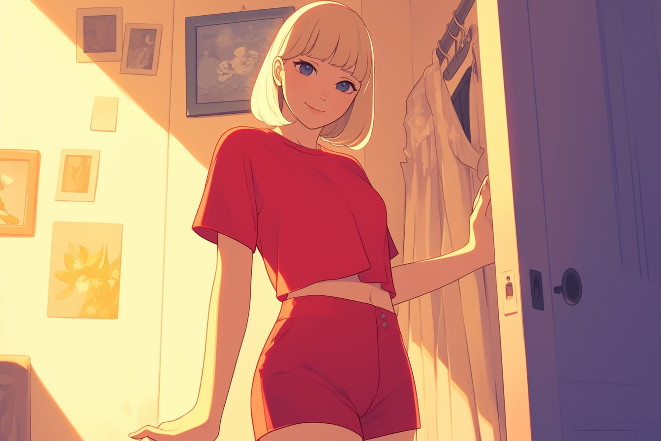 マッシュカットの子✨133