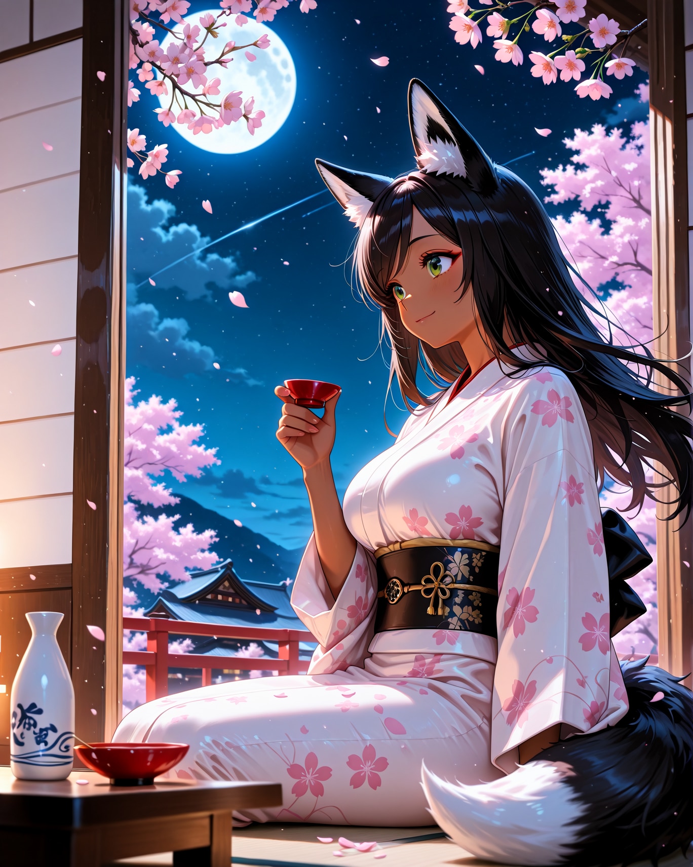 花見酒 | の人気AIイラスト・グラビア