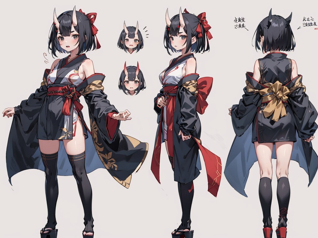 八重桜設定画風