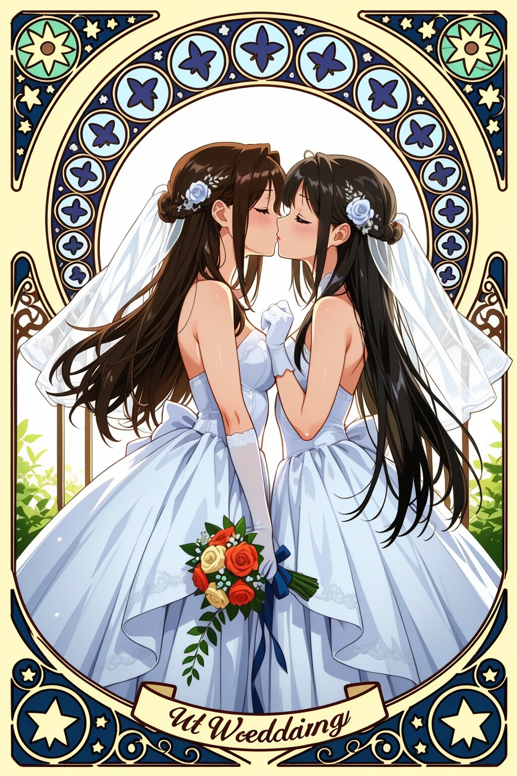 百合は芸術！そして百合キスは保護すべき文化遺産♪