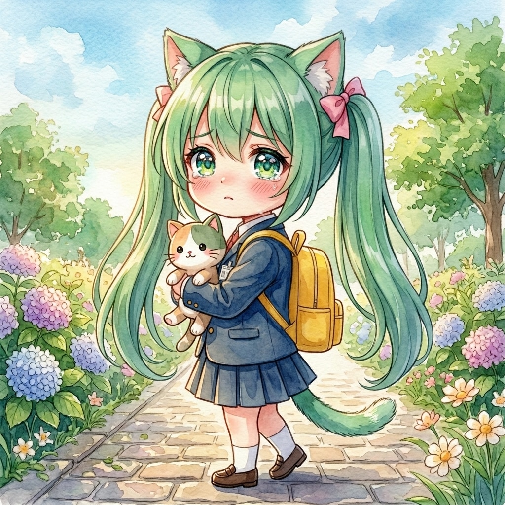 みどツイにゃん | の人気AIイラスト・グラビア