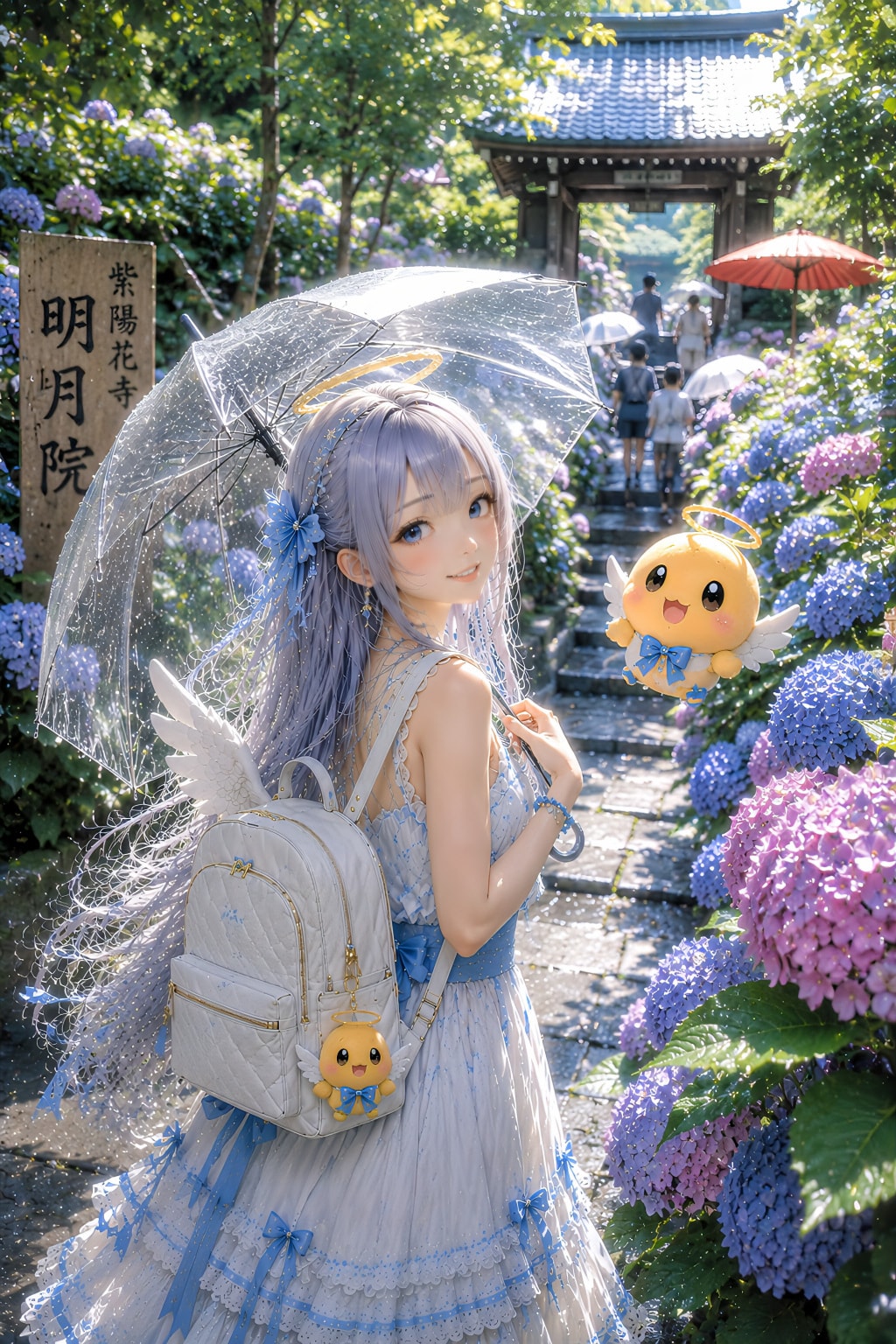 ルルエルとニコの休日#005 紫陽花の小道