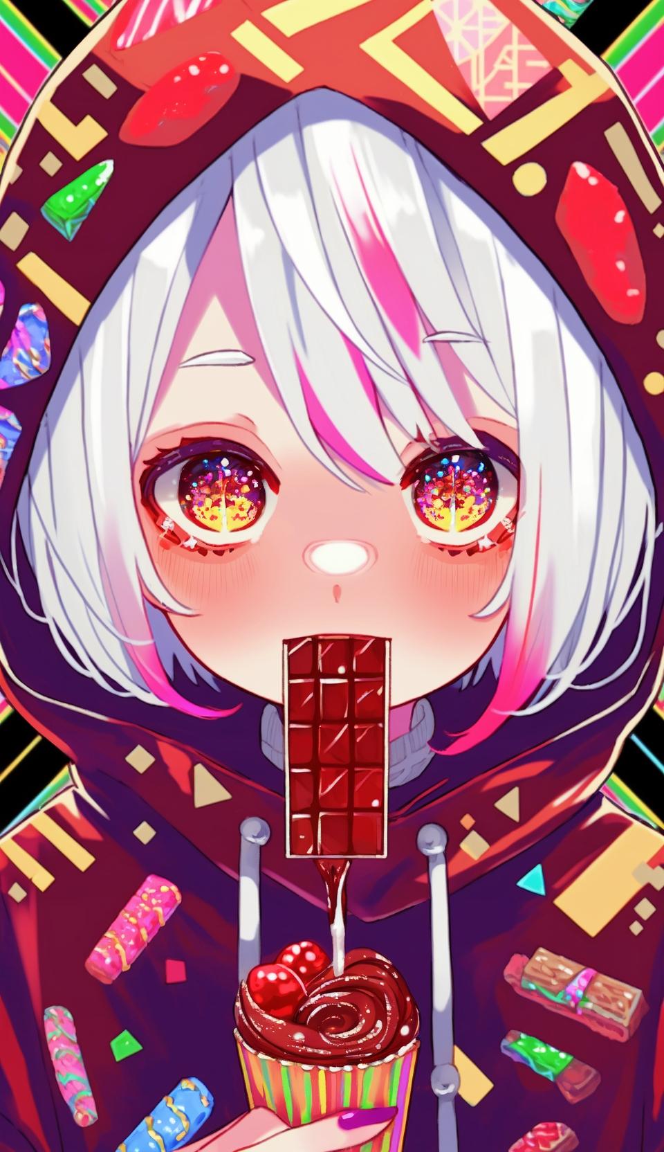 チョコを貪りますです
