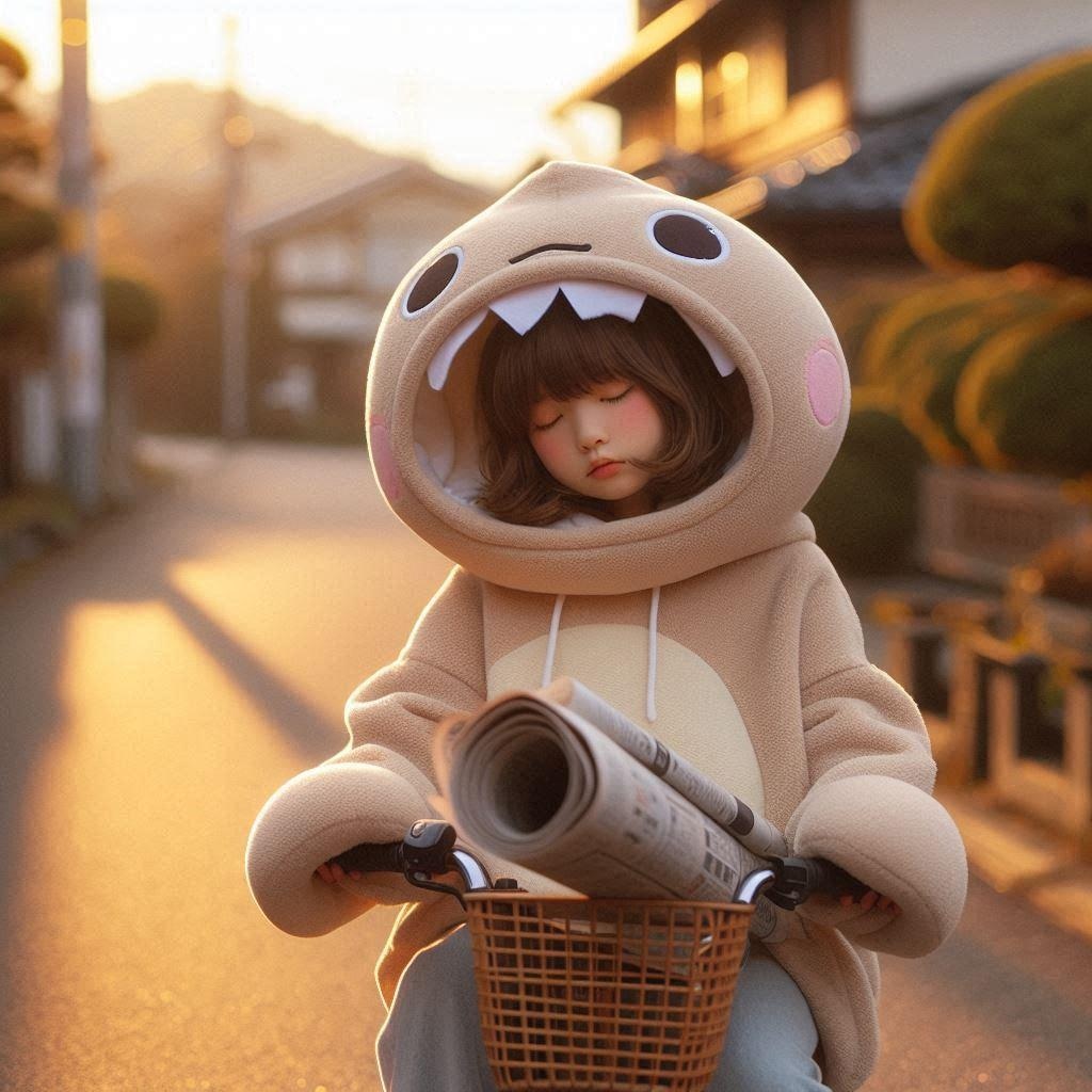 車が来るまでくるまって