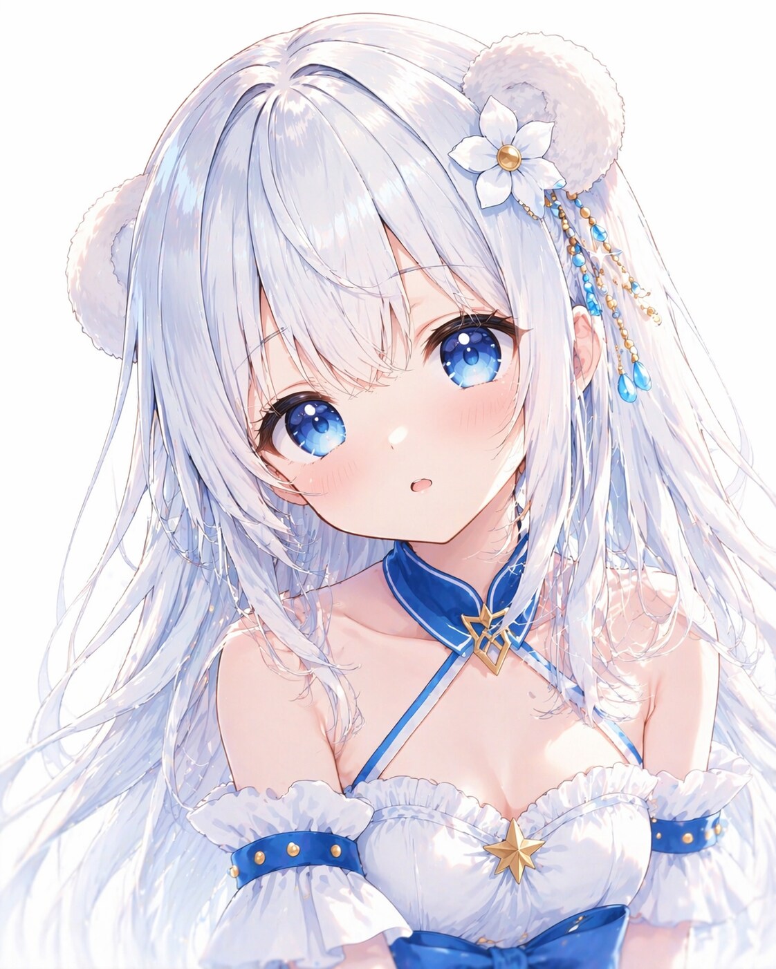 雪色きらめく魔法少女 | の人気AIイラスト・グラビア