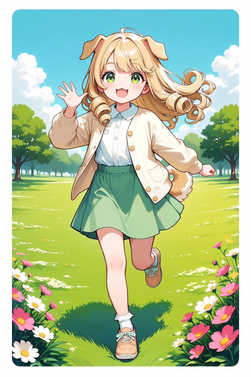 こんにちわんこ | の人気AIイラスト・グラビア