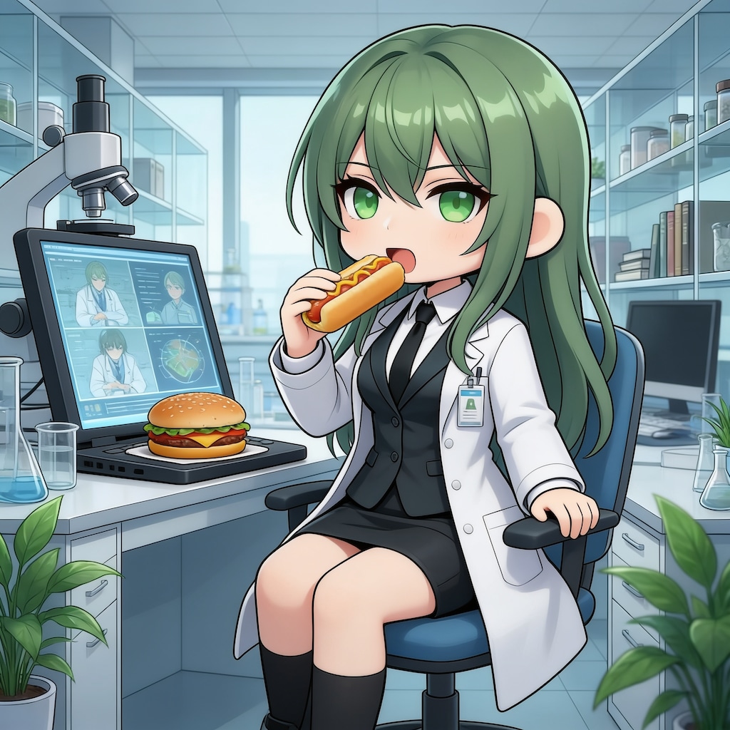 ホットドック＆ハンバーガーとエメルダ