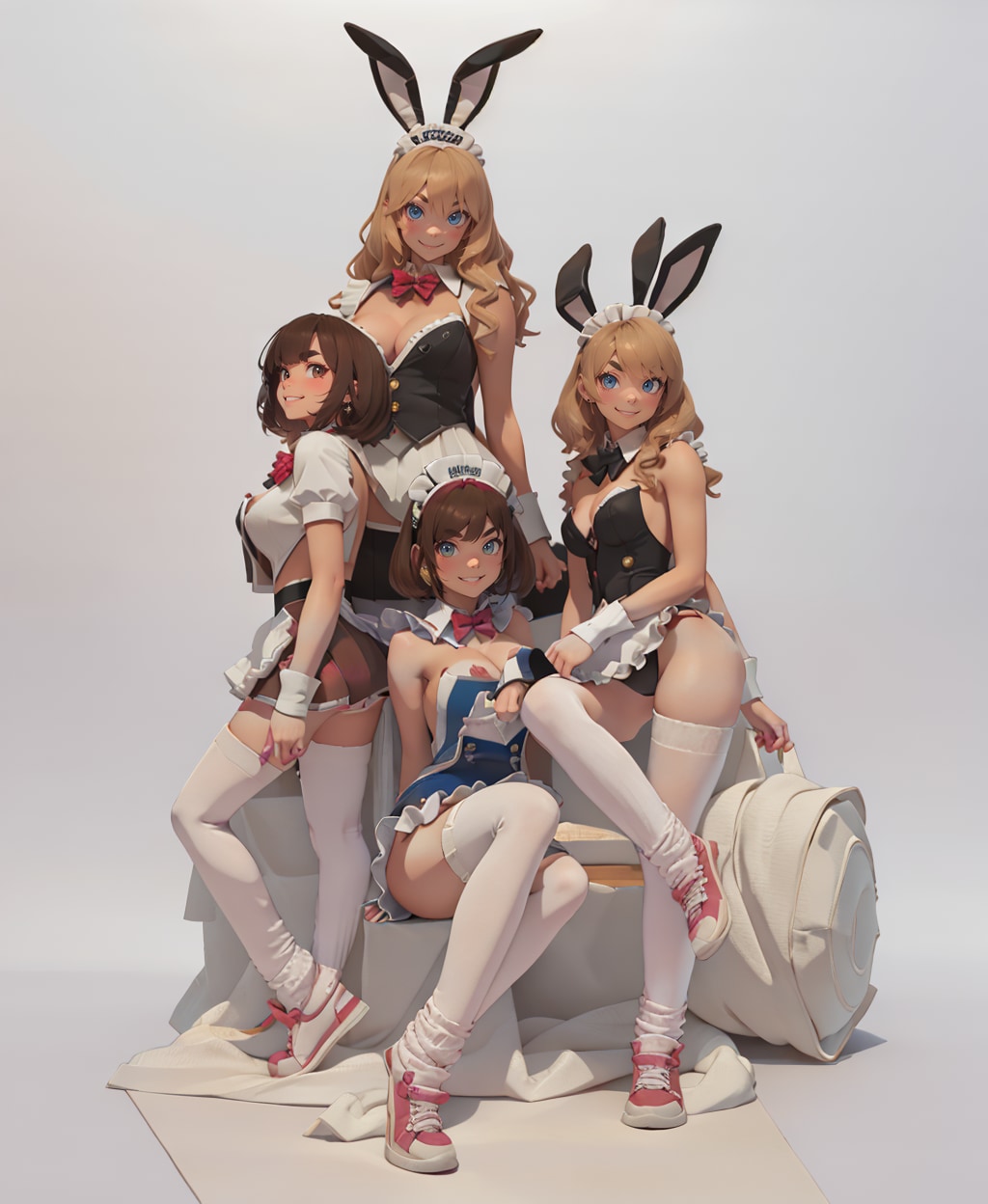 色々なメイドバニー