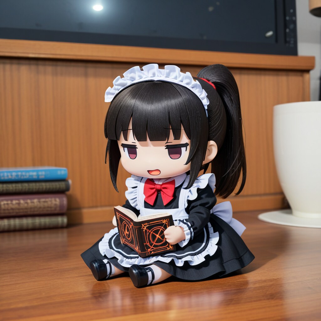 メイドちゃんとヤバい魔術書 | の人気AIイラスト・グラビア