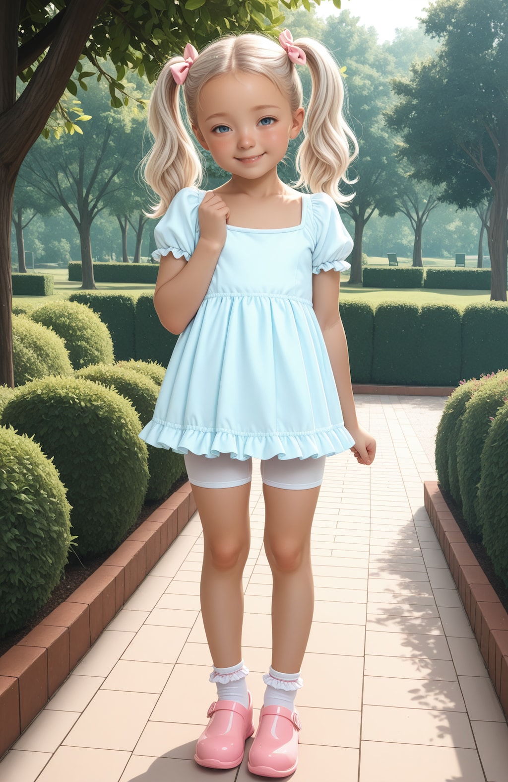 スパッツなおんなのこ💕（Part.3）【model：hdaRainbowIllus_v14】