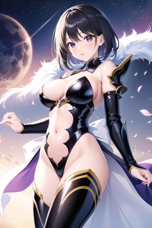 ショートヘア美女
