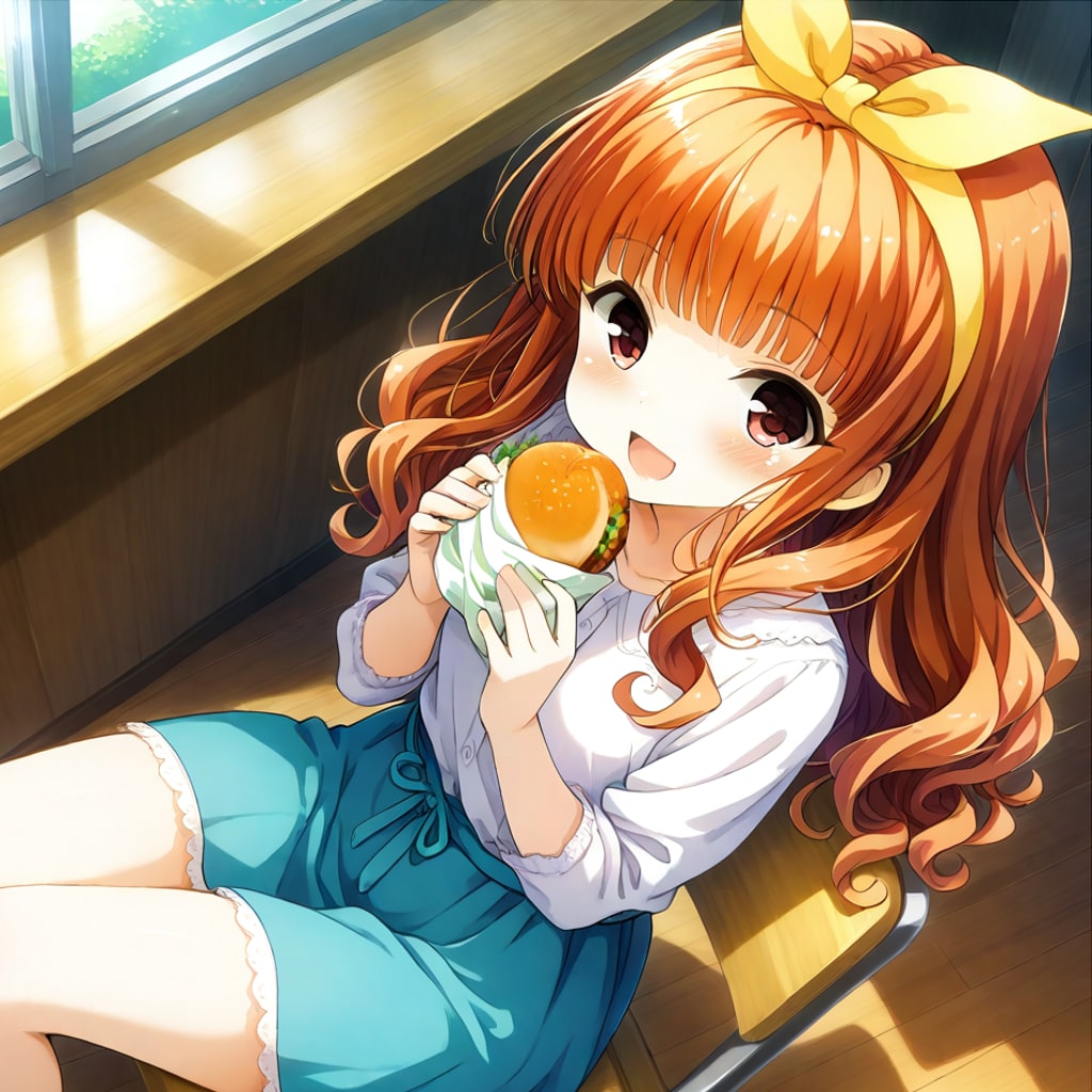 ガールなフレンドの景と鞠香(食欲の秋)