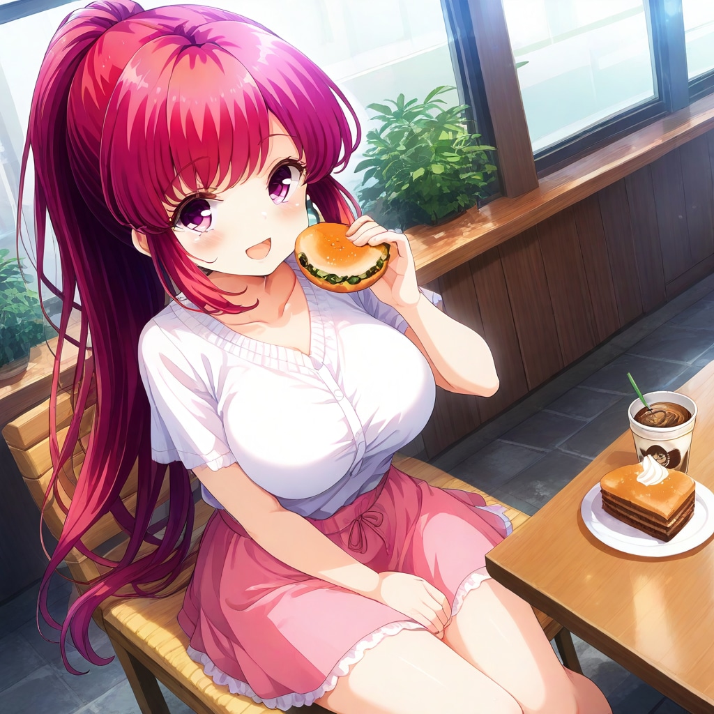 ガールなフレンドの景と鞠香(食欲の秋)