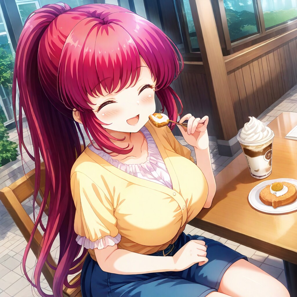 ガールなフレンドの景と鞠香(食欲の秋)