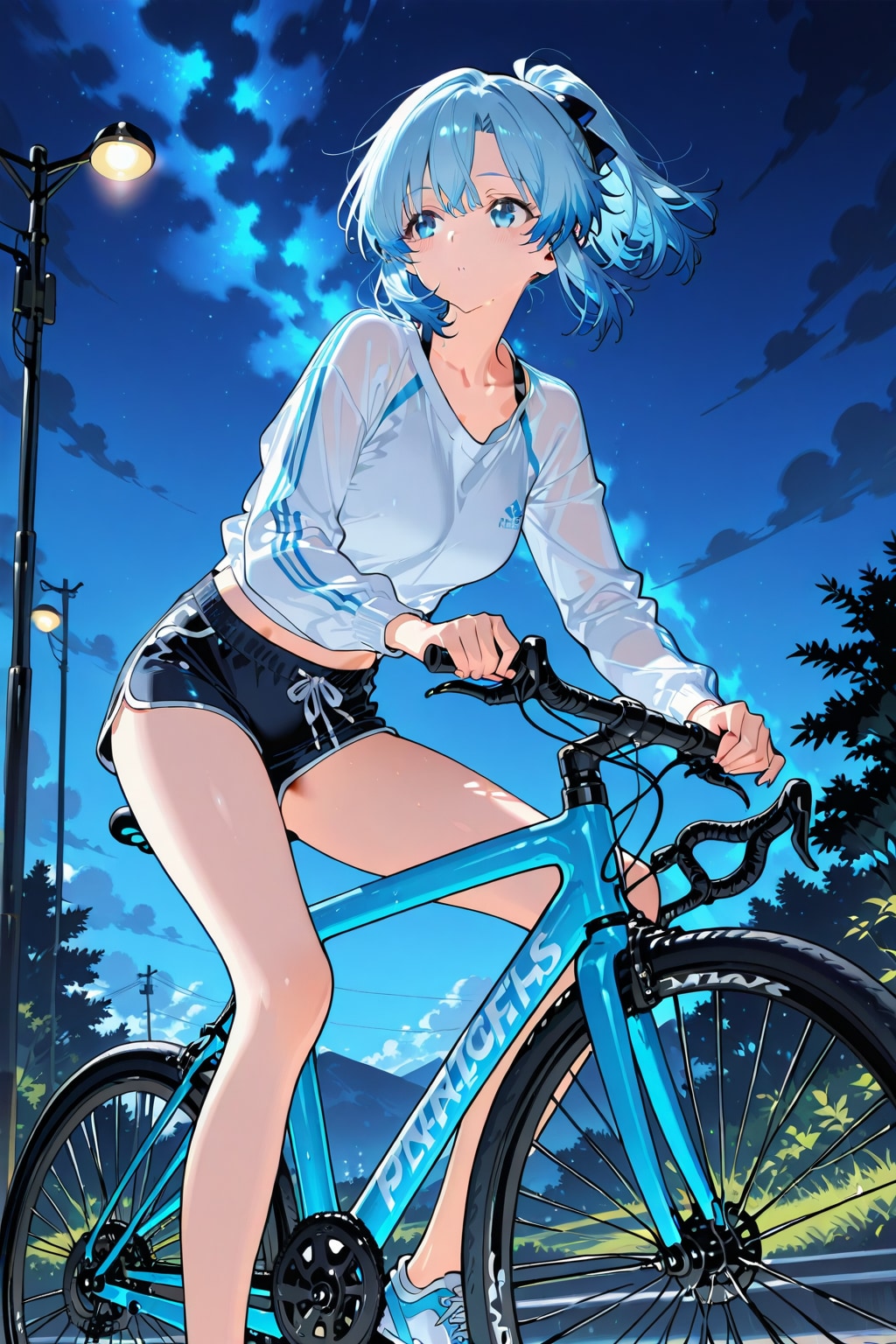 夜景サイクリング_PHOENIX | の人気AIイラスト・グラビア