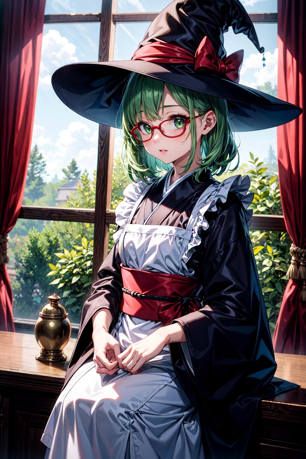 和メイド魔女さん