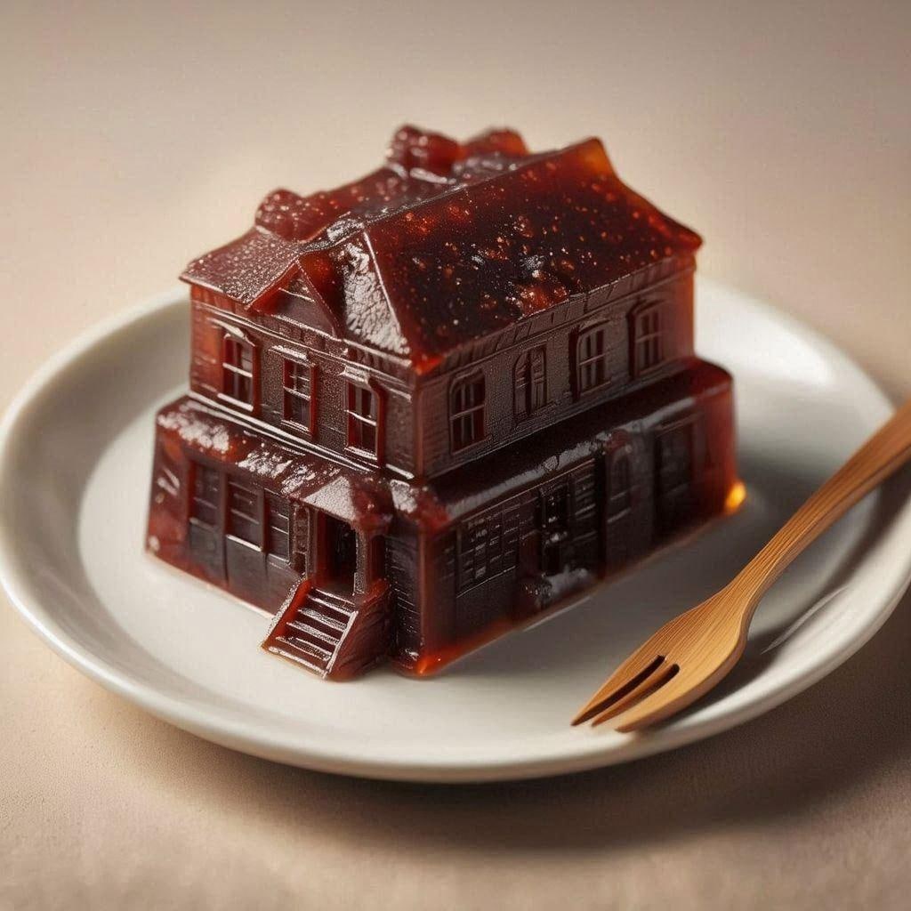 羊羹で出来た洋館
