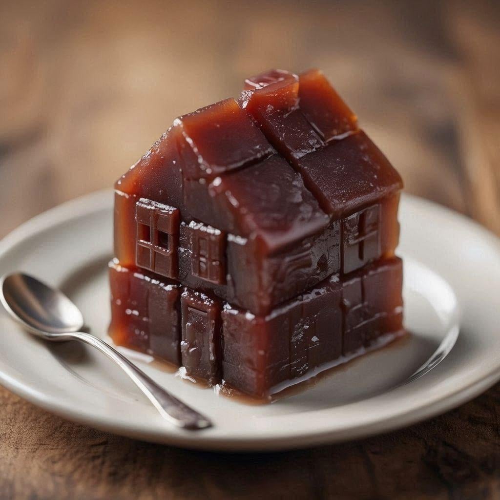 羊羹で出来た洋館