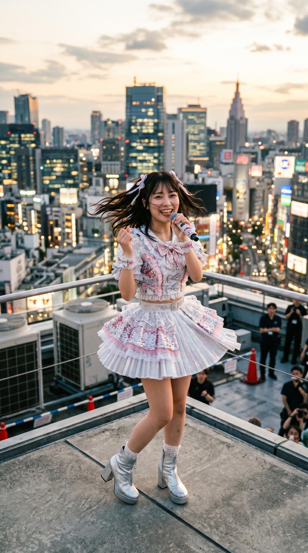 地下アイドルのファンクラブ向けシークレットライブ