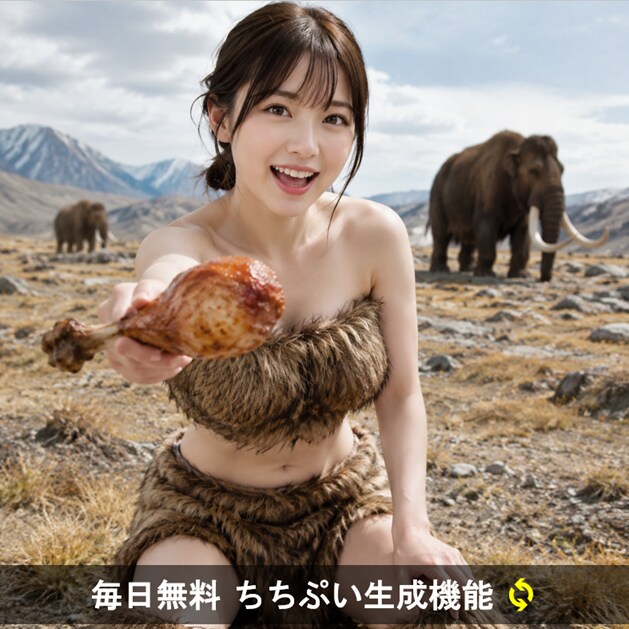 毎日無料 ちちぷい生成機能