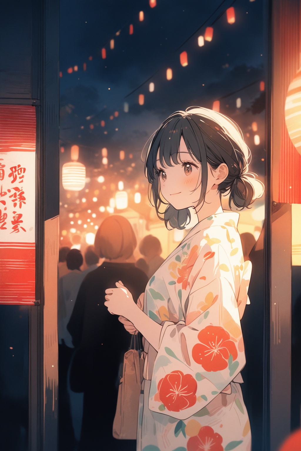 夏祭り（和装）（６） | の人気AIイラスト・グラビア