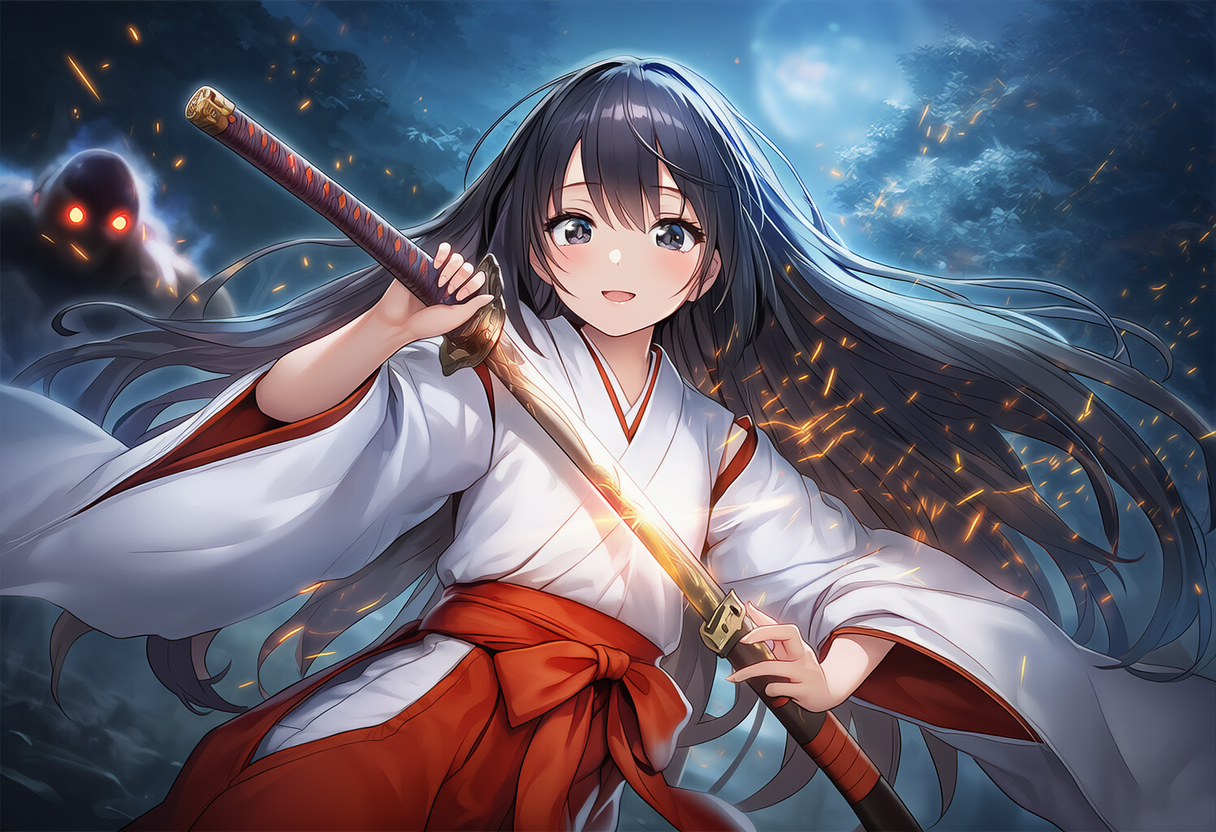 巫女さんの夜のお仕事