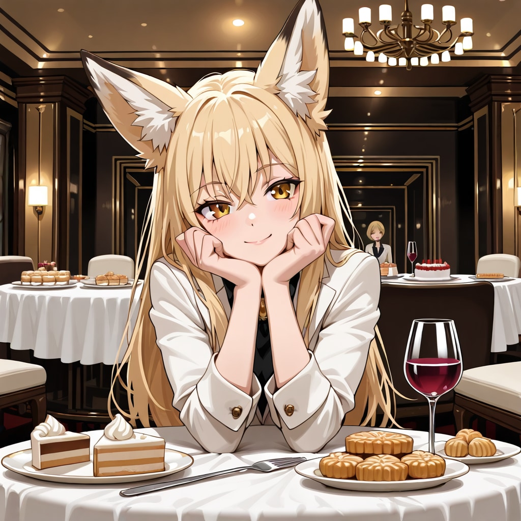 スイーツバイキング狐耳さん