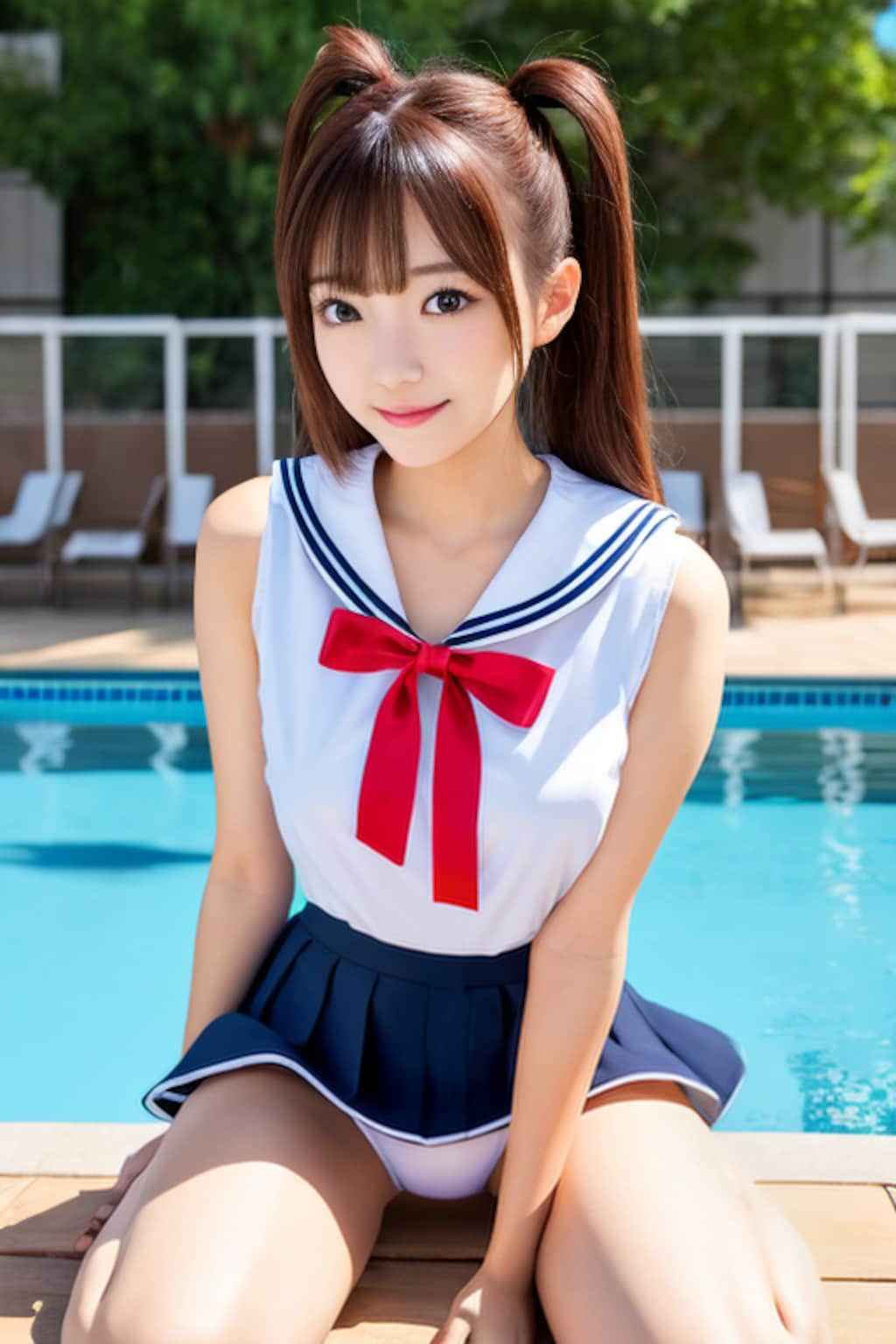 下着見せ制服