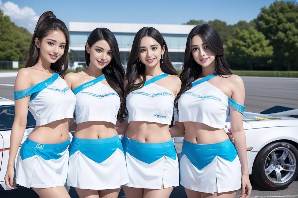 レースクイーン　ファン感謝祭　集合写真