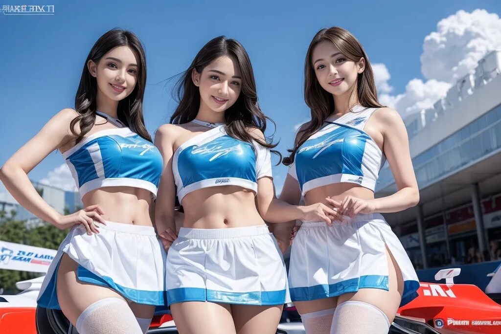 レースクイーン　ファン感謝祭　集合写真