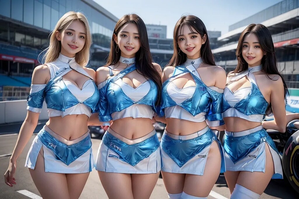 レースクイーン　ファン感謝祭　集合写真