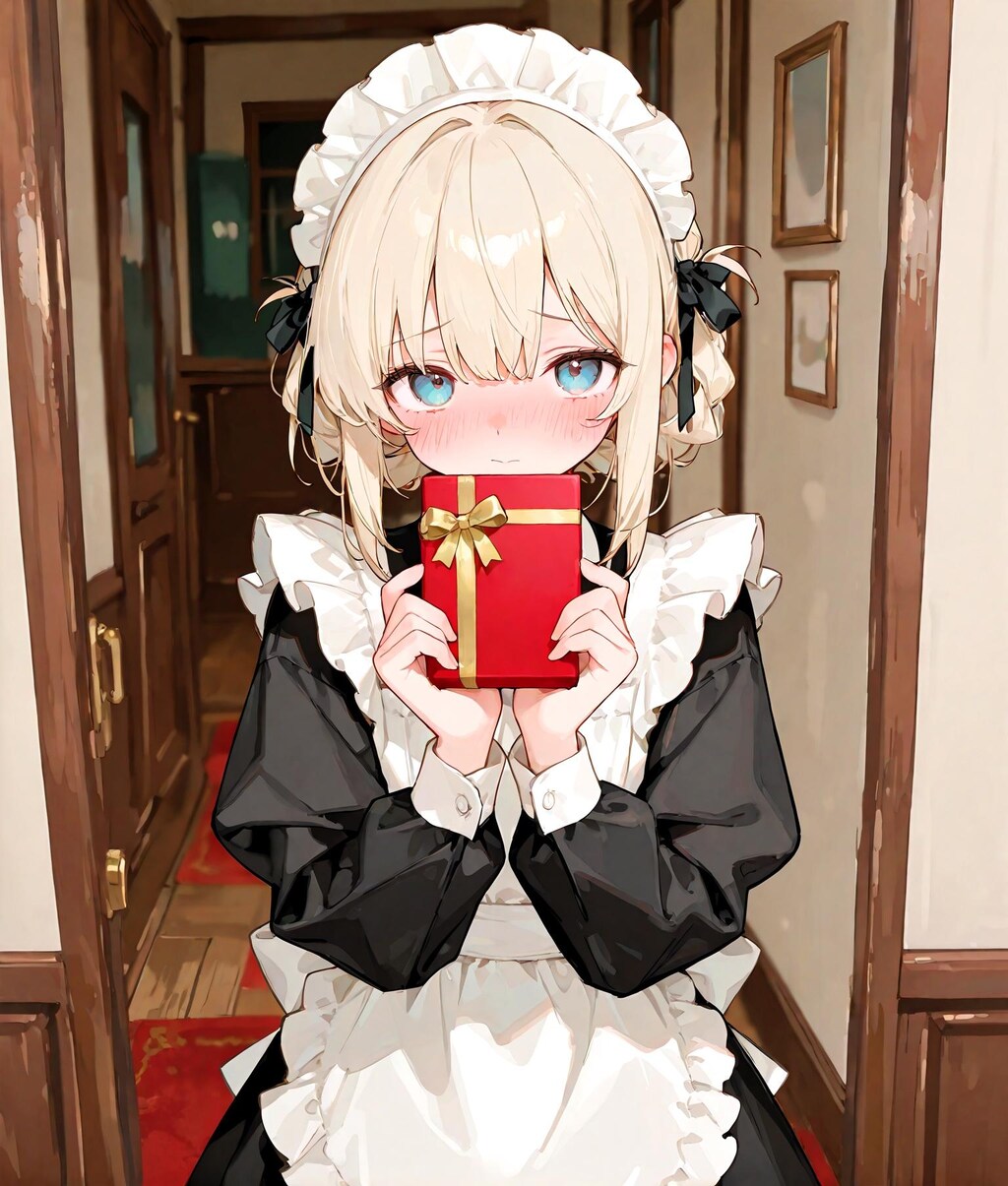 渡し方いろいろ少女