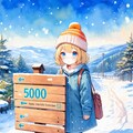 5000いいねありがとう🎶 3枚目
