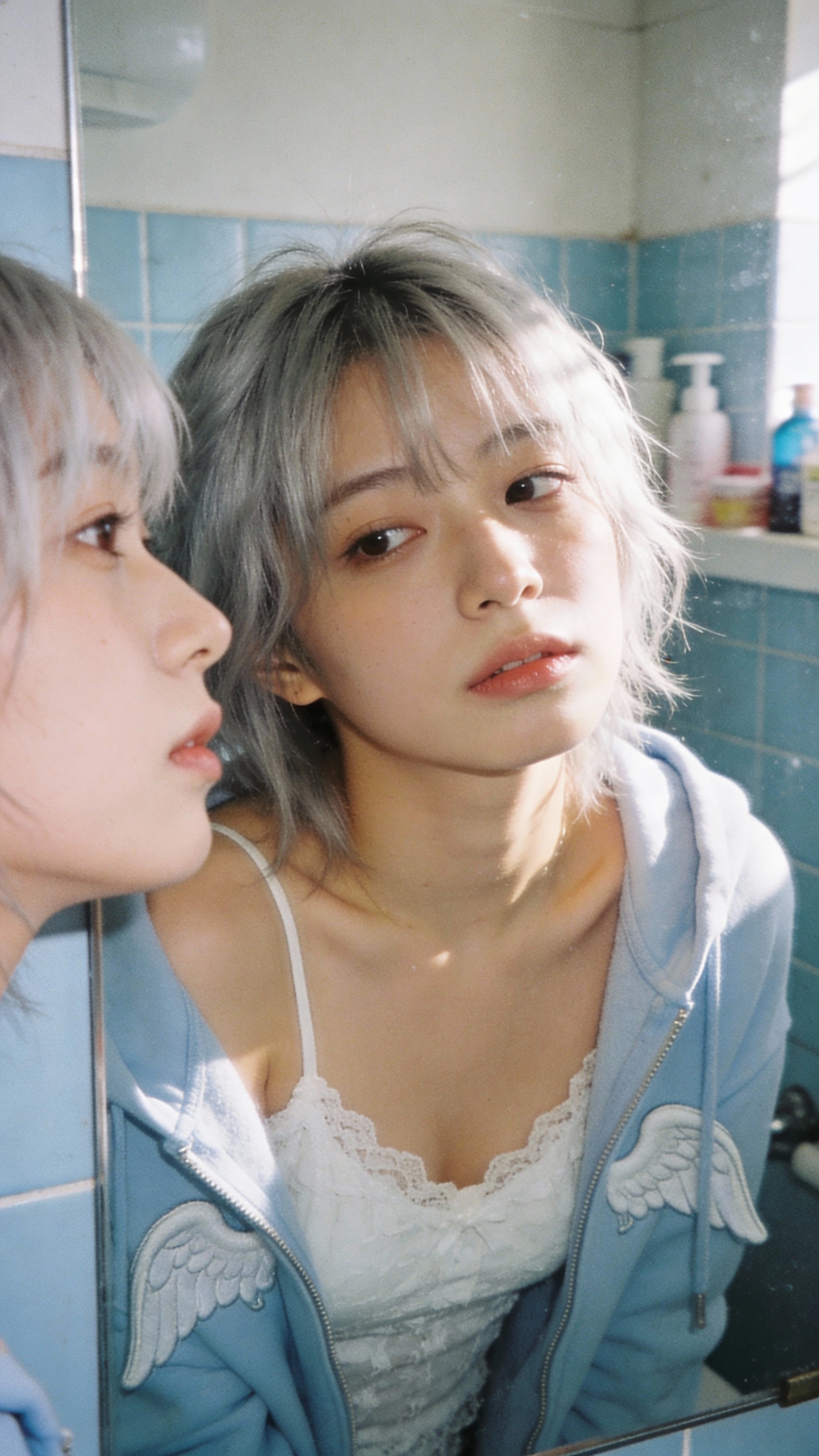 Lace and Snowflakes in the Morning Light | の人気AIイラスト・グラビア