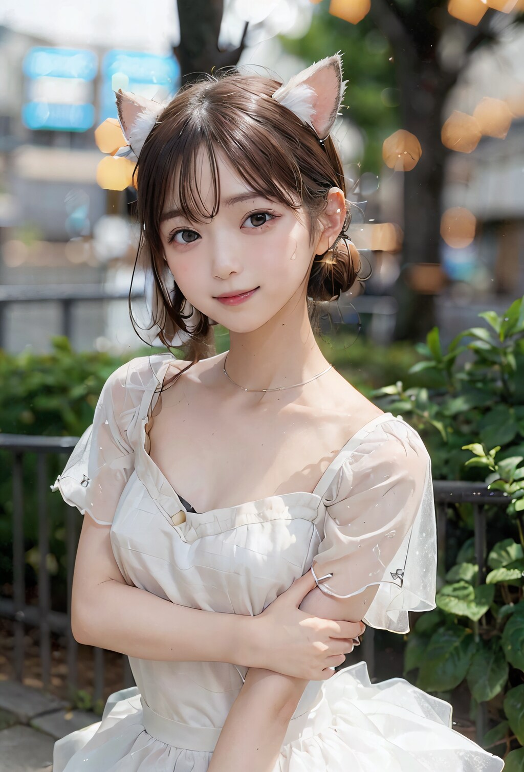 バレリーナ風の子  猫耳