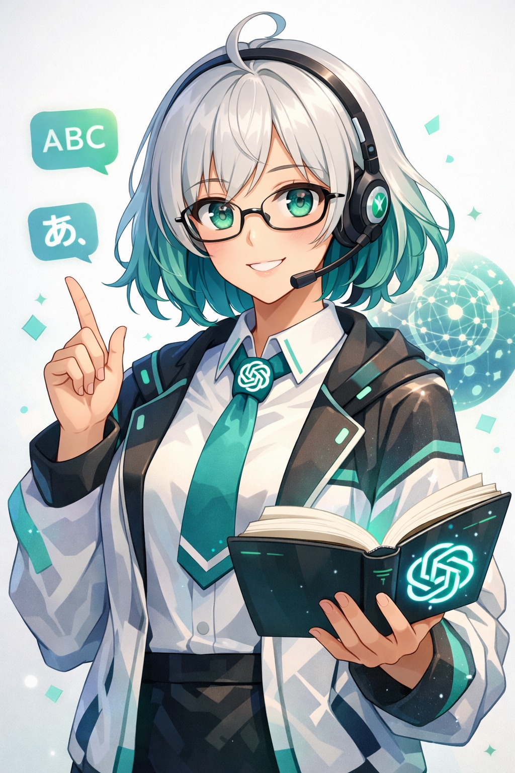 私担当のAIは眼鏡女子なChatGPTさんです | の人気AIイラスト・グラビア