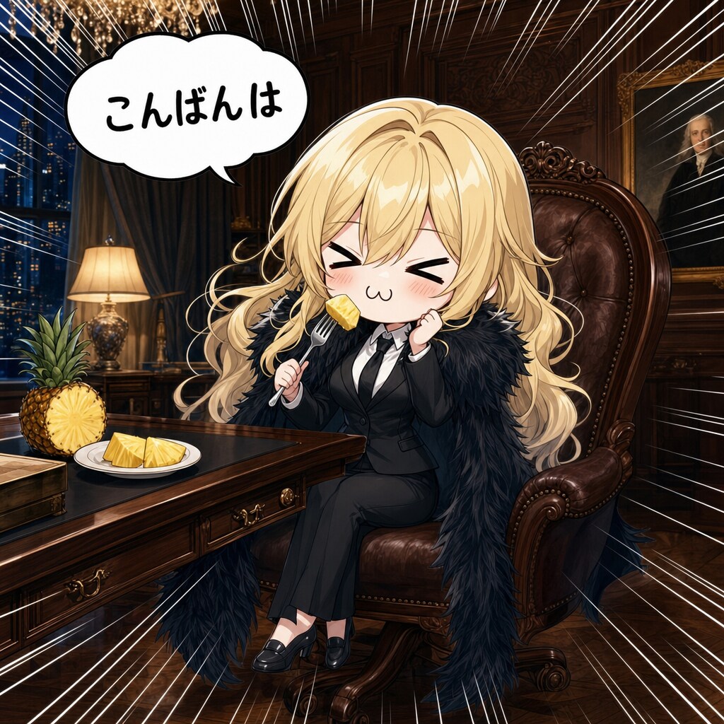 パイナップルとエリザベス | の人気AIイラスト・グラビア