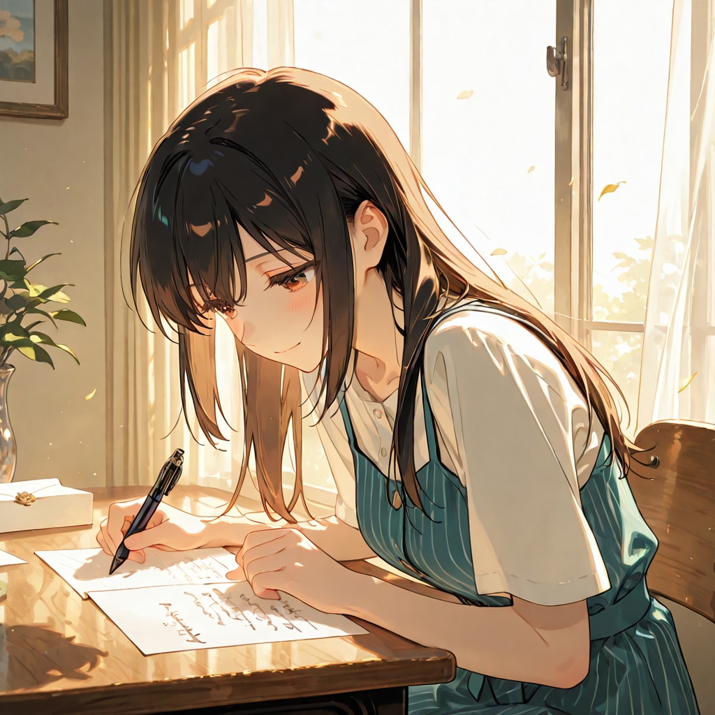 お手紙 | の人気AIイラスト・グラビア