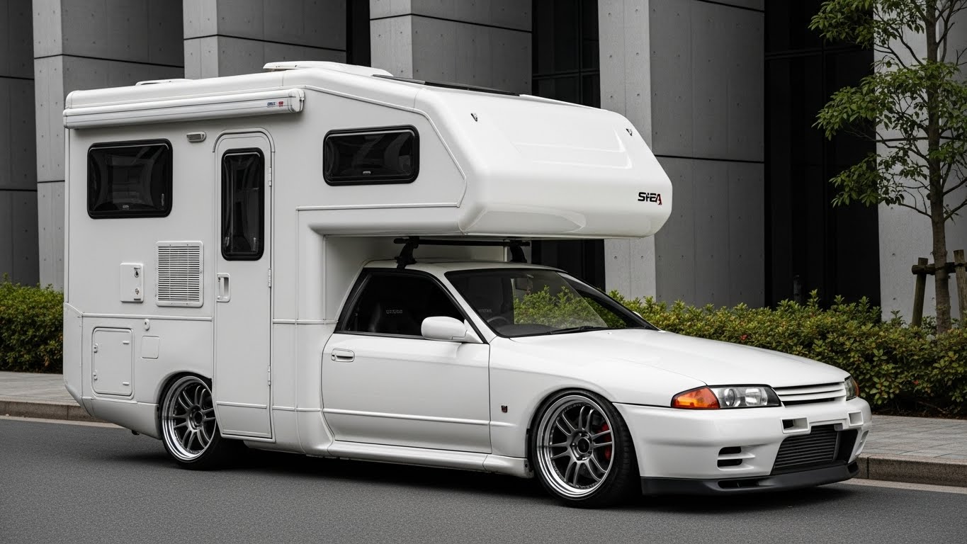 R32GT-Rキャンピングカー | の人気AIイラスト・グラビア