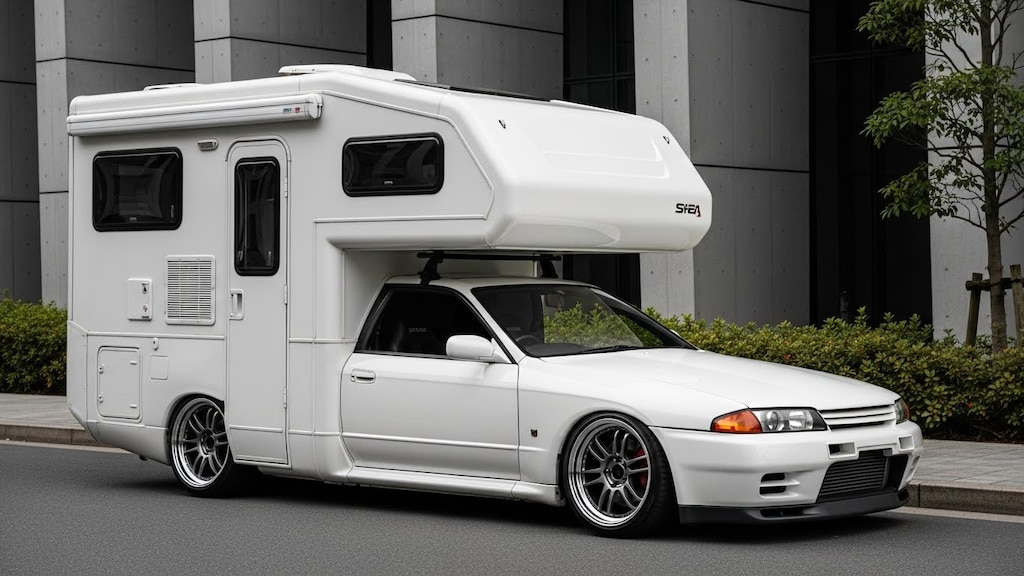 R32GT-Rキャンピングカー