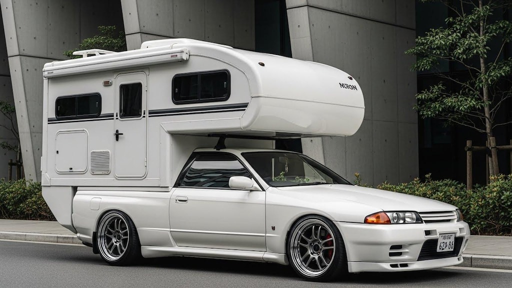 R32GT-Rキャンピングカー