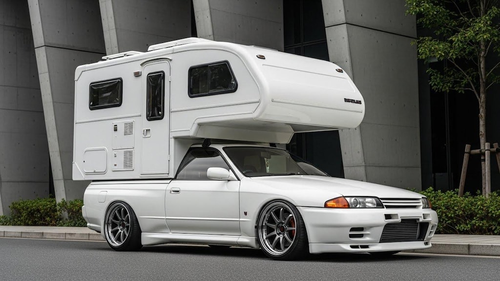 R32GT-Rキャンピングカー
