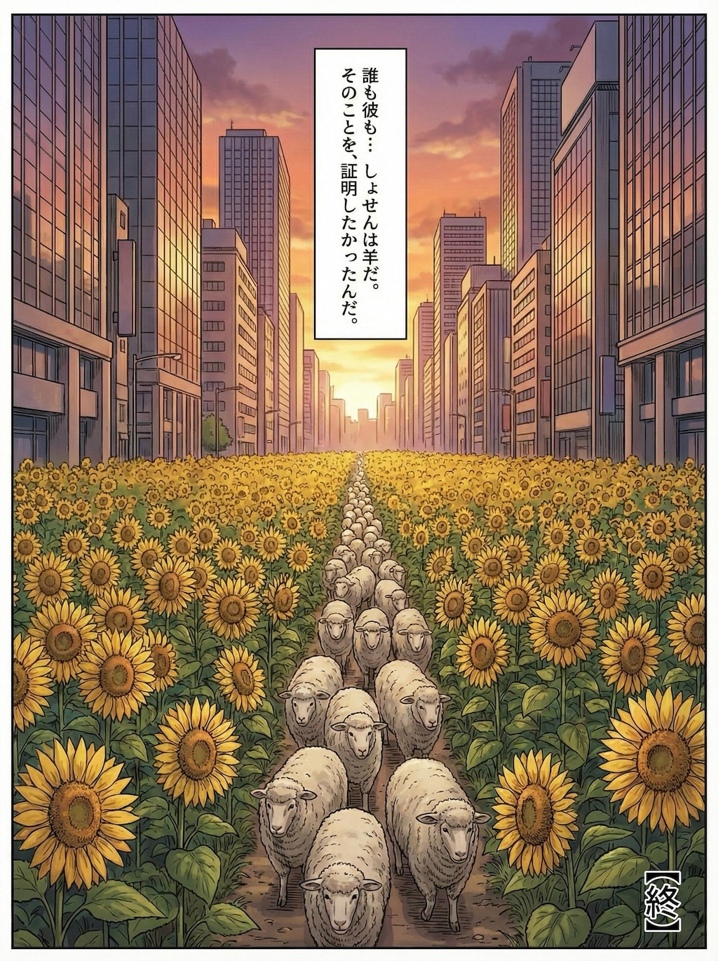 【漫画】羊は羊のままでいい(4/4)