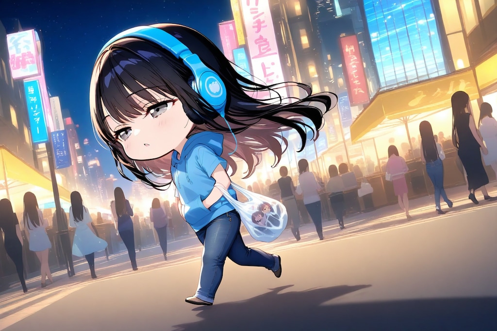 肌寒い夜食買い