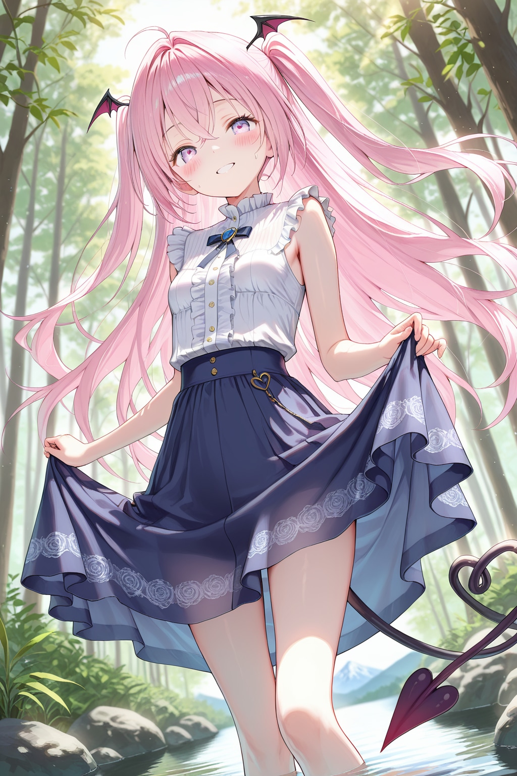 森の中でのデート