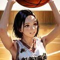 女バスのジャンプシュート（番外44） 3枚目