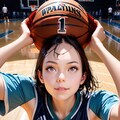 女バスのジャンプシュート（番外44） 10枚目