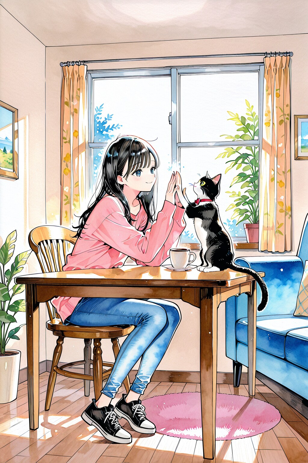 ハイタッチ(PHOENIX)(45) | の人気AIイラスト・グラビア