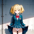 路上アンケートに答える少女 6枚目